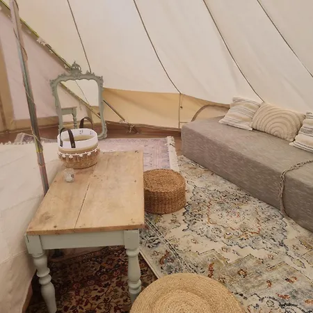 Glamping Tente Glamping Bluebird à La Ferme De La Chevêche Fosses-La-Ville