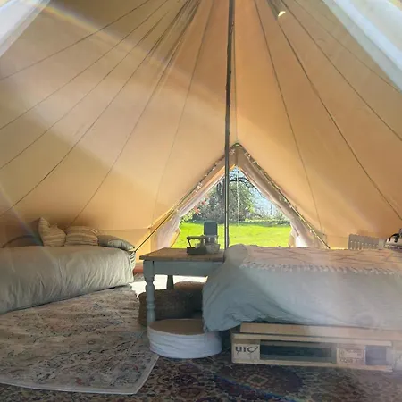 Tente Glamping Bluebird à La Ferme De La Chevêche Campismo de Luxo *